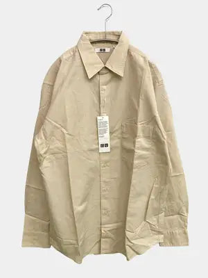 UNIQLO/ユニクロ/シャツ/ブラウス/トップス/ベージュ/L