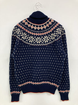 GIRL&GIRL/ニット/セーター/トップス/ネイビー/M