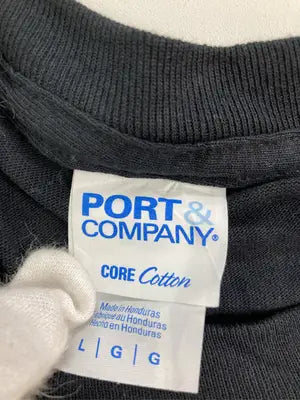 PORT &COMPANY/Tシャツ/カットソー/トップス/ブラック/L