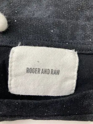 ROGER AND RAW/ロジャーアンドロウ/Tシャツ/カットソー/トップス/ブラック/L