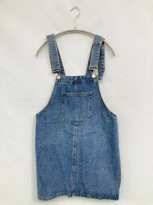 Fashion jeans/ファッションジーンズ/ジャンパースカート/ワンピース/ドレス/ブルー/M
