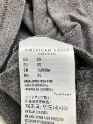 AMERICAN EAGLE/アメリカンイーグル/Tシャツ/カットソー/トップス/グレー/XS