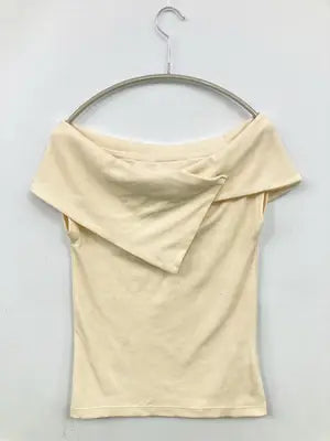 Ambre Ciel/Tシャツ/カットソー/トップス/アイボリー/F