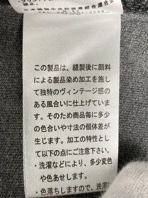 Linoluce/リノルーセ/Tシャツ/カットソー/トップス/グレー/L
