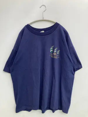 Hanes/ヘインズ/Tシャツ/カットソー/トップス/ブルー/XL (46-48)