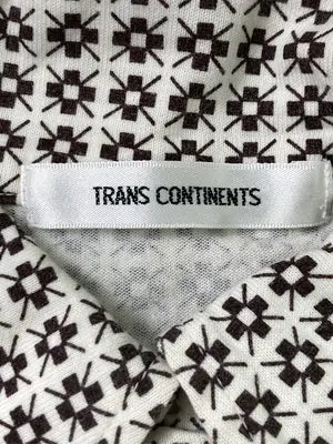 TRANS CONTINENTS/ポロシャツ/トップス/ホワイト/M