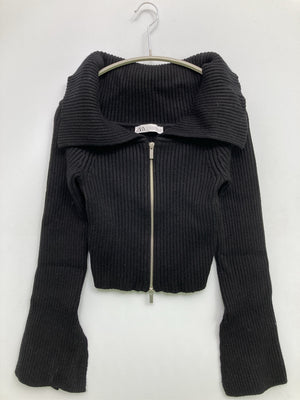 ZARA/ザラ/Tシャツ/カットソー/トップス/ブラック/M