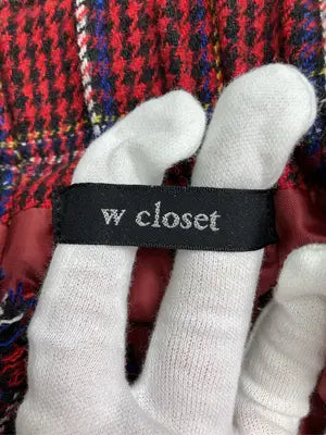 w closet/ダブルクローゼット/ロングスカート/スカート/レッド/F
