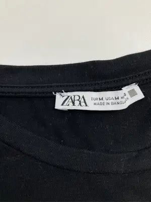 ZARA/ザラ/Tシャツ/カットソー/トップス/ブラック/M