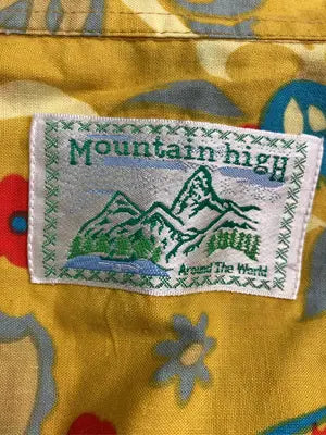 Mountain high/シャツ/ブラウス/トップス/イエロー/M