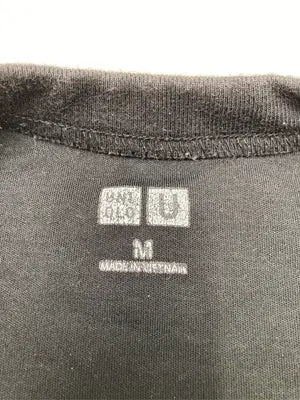 UNIQLO/ユニクロ/Tシャツ/カットソー/トップス/ブラック/M