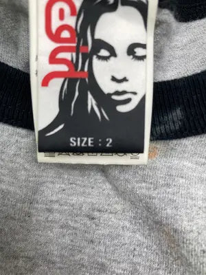 X-GIRL/エックスガール/Tシャツ/カットソー/トップス/グレー/2