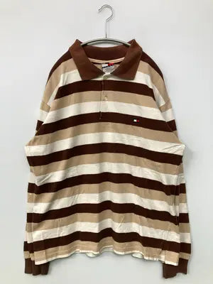 TOMMY JEANS/トミージーンズ/ポロシャツ/トップス/ブラウン/M