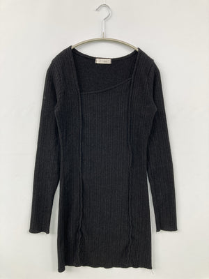 02xSEOUL/ニット/セーター/トップス/ブラック