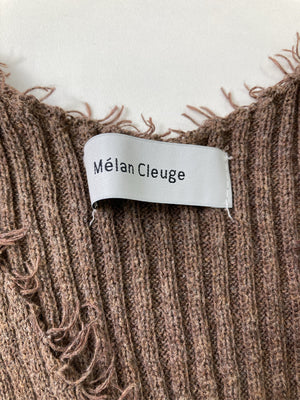 Melan Cleuge/メランクルージュ/ノースリーブ/トップス/ブラウン/フリー