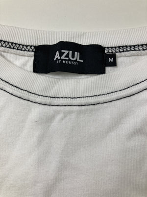 AZUL by MOUSSY/アズールバイマウジー/Tシャツ/カットソー/トップス/ホワイト/M