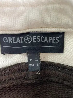 GREAT ESCAPES/スウェット/トップス/ブラウン/XL