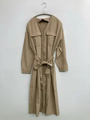 fifth/フィフス/シャツワンピース/ワンピース/ドレス/ベージュ