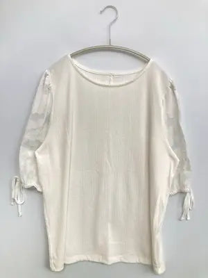 Tシャツ/カットソー/トップス/ホワイト/L