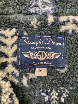 STRAIGHT DOWN/ニット/セーター/トップス/グリーン/M