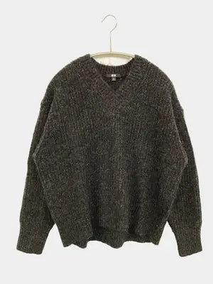 UNIQLO/ユニクロ/ニット/セーター/トップス/グレー/M