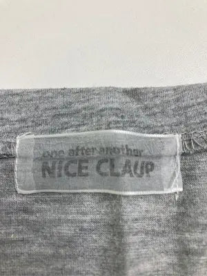 NICE CLAUP/ナイスクラップ/Tシャツ/カットソー/トップス/グレー