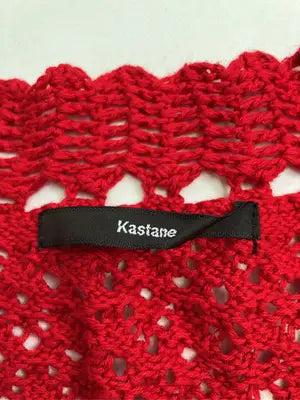 Kastane/カスタネ/ニット/セーター/トップス/レッド/F