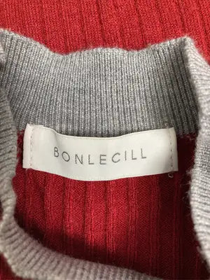 BONLECILL/ボンルシール/ニット/セーター/トップス/レッド/M