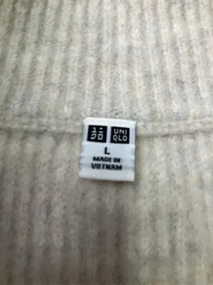 UNIQLO/ユニクロ/ニット/セーター/トップス/ベージュ/L