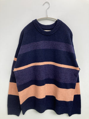 merlot/メルロー/ニット/セーター/トップス/ネイビー/F