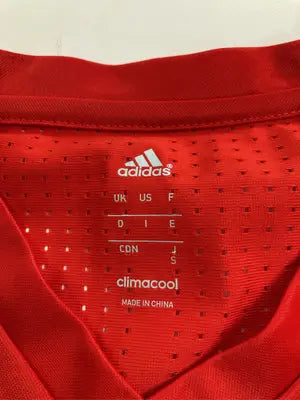 adidas/アディダス/Tシャツ/カットソー/トップス/レッド/S