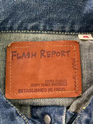 FLASH REPORT/フラッシュリポート/デニムジャケット/ジャケット/アウター/ネイビー/S