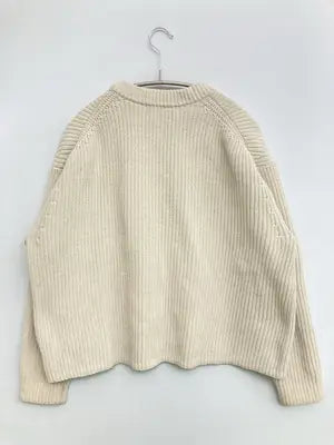 UNIQLO/ユニクロ/ニット/セーター/トップス/アイボリー/L