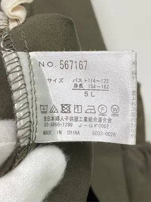 noannu/ノアンヌ/Tシャツ/カットソー/トップス/カーキ/5L