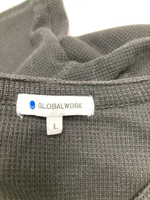 GLOBAL WORK/グローバルワーク/Tシャツ/カットソー/トップス/ブラック/L