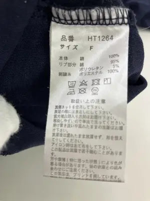 hotter than hell/Tシャツ/カットソー/トップス/ネイビー/F
