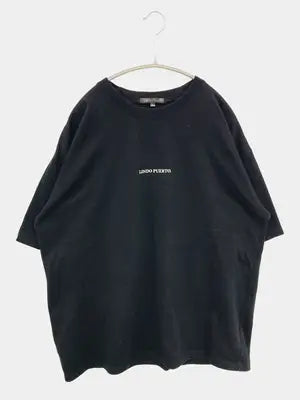 GLOWS BLUE/Tシャツ/カットソー/トップス/ブラック/L