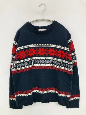 L B works/エルビーワークス/ニット/セーター/トップス/ネイビー/MEDIUM