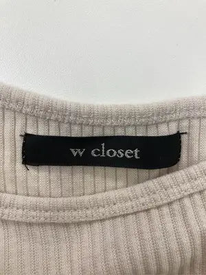 w closet/ダブルクローゼット/Tシャツ/カットソー/トップス/ベージュ/F