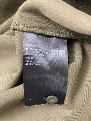 UNIQLO/ユニクロ/ノースリーブ/トップス/カーキ/S