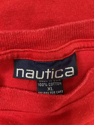 NAUTICA/ノーティカ/Tシャツ/カットソー/トップス/レッド/XL