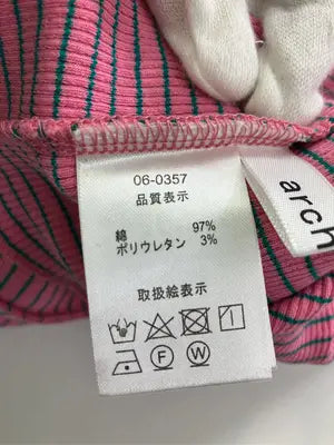 archives/アルシーヴ/Tシャツ/カットソー/トップス/ピンク