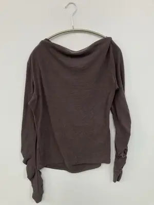 JUNOAH/ジュノア/Tシャツ/カットソー/トップス/ブラウン/XL
