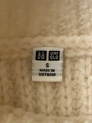 UNIQLO/ユニクロ/ニット/セーター/トップス/アイボリー/S