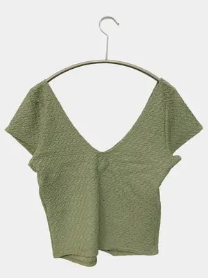 HOLLISTER/ホリスター/Tシャツ/カットソー/トップス/カーキ/M