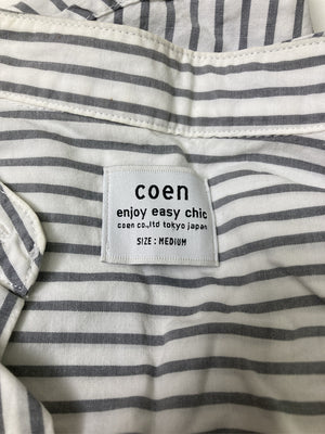 coen/コーエン/シャツ/ブラウス/トップス/ホワイト/M