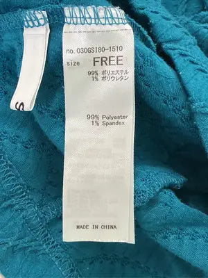 SLY/スライ/Tシャツ/カットソー/トップス/ブルー/FREE