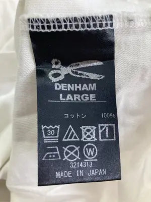 DENHAM/デンハム/Tシャツ/カットソー/トップス/ホワイト/LARGE