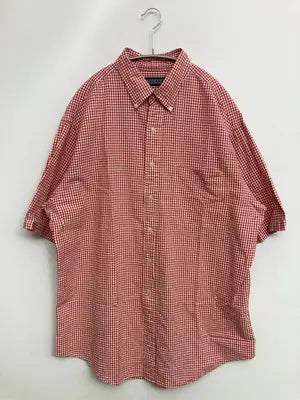 LANDS' END/ランズエンド/シャツ/ブラウス/トップス/レッド/L