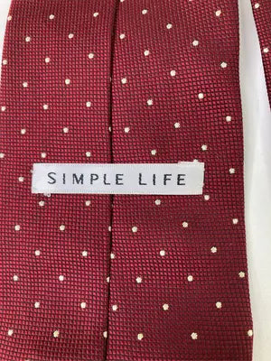 SIMPLE LIFE/シンプルライフ/ネクタイ/ファッション雑貨/レッド